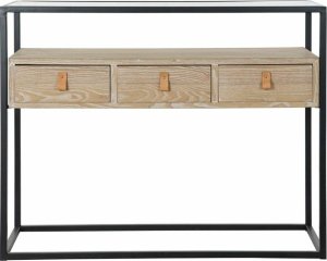 DKD Home Decor Konsola DKD Home Decor Czarny Drewno Metal (100 x 38 x 80 cm) 1