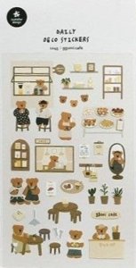 Susy Card Naklejki ozdobne Misiowa Kawiarnia 2