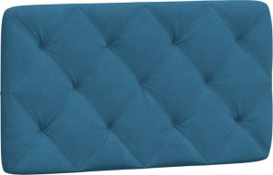 vidaXL vidaXL Rama łóżka z LED, niebieska, 90x200 cm, aksamitna 9