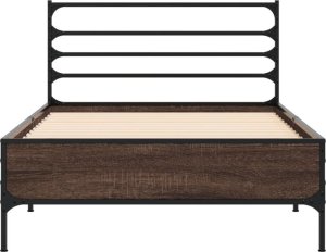 vidaXL Rama łóżka, brązowy dąb, 100x200 cm 4