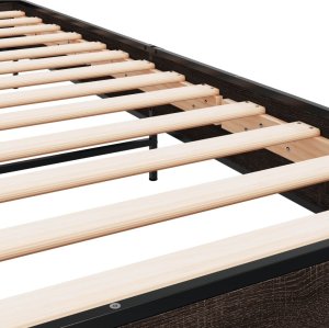 vidaXL Rama łóżka, brązowy dąb, 100x200 cm 7