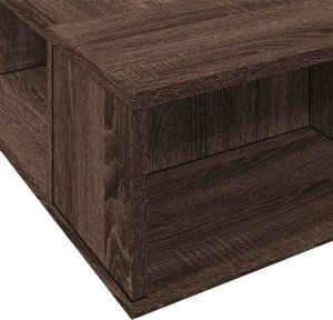 vidaXL vidaXL Rama łóżka, brązowy dąb, 90x200 cm, materiał drewnopochodny 7