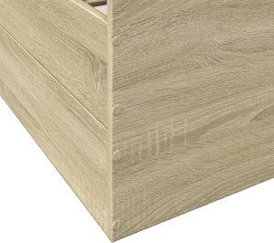 vidaXL vidaXL Rama łóżka z szufladami, dąb sonoma, 120x200 cm 8