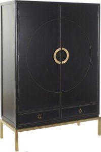 DKD Home Decor Szafa DKD Home Decor Czarny Złoty 120 x 50 x 175 cm 1