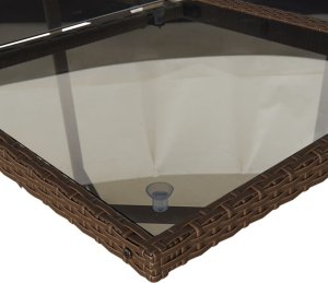 vidaXL vidaXL 13-cz. zestaw mebli do ogrodu, poduszki, brązowy, rattan PE 5