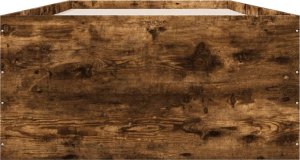 vidaXL vidaXL Rama łóżka, przydymiony dąb, 100x200cm, materiał drewnopochodny 4