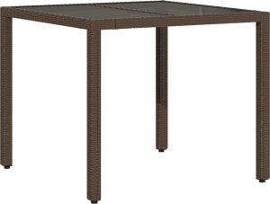 vidaXL vidaXL 5-cz. zestaw mebli ogrodowych z poduszkami, brązowy, polirattan 4