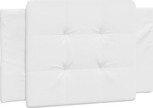 vidaXL vidaXL Łóżko z materacem, białe, 90x200 cm, sztuczna skóra 5
