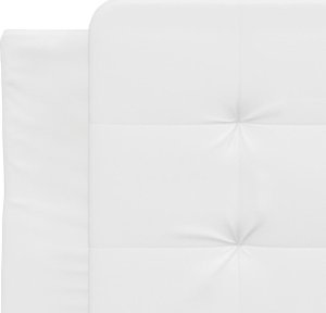 vidaXL vidaXL Łóżko z materacem, białe, 90x200 cm, sztuczna skóra 7