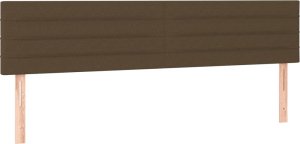 vidaXL Łóżko kontynentalne z materacem, ciemnobrązowe, 120x190 cm 7