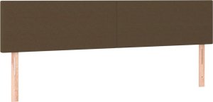 vidaXL Łóżko kontynentalne z materacem, ciemnobrązowe, 120x190 cm 7