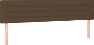 vidaXL Łóżko kontynentalne z materacem, ciemnobrązowe, 120x190 cm 7