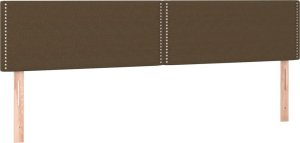 vidaXL Łóżko kontynentalne z materacem, ciemnobrązowe, 120x190 cm 7