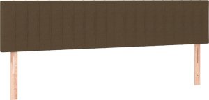 vidaXL Łóżko kontynentalne z materacem, ciemnobrązowe, 120x190 cm 7