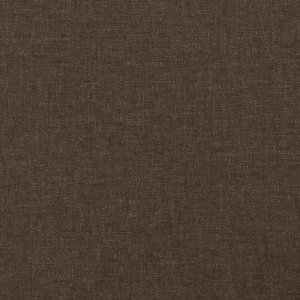 vidaXL Łóżko kontynentalne z materacem, ciemnobrązowe, 120x190 cm 8