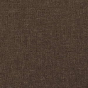 vidaXL Łóżko kontynentalne z materacem, ciemnobrązowe, 120x190 cm 8