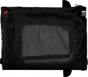 vidaXL Przyczepka rowerowa dla psa, czarna, tkanina Oxford i żelazo 6