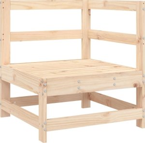 vidaXL Siedzisko narożne z poduszkami, lite drewno sosnowe 6