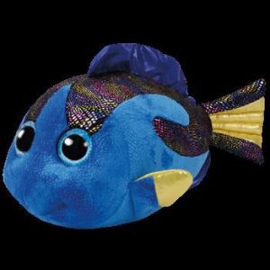 Breloczek TY Beanie Boos Aqua niebieska ryba 24 cm (243348) 1