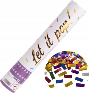 AMSCAN Armatka konfetti Multicolor folia czterokątna 28cm 9916478 2