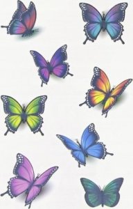 Teka Tatuaże Motylki 2