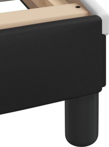 vidaXL vidaXL Łóżko z materacem, białe, 100x200 cm, sztuczna skóra 8