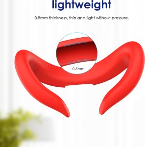 Vortex Virtual Reality Silikonowa ochronka na twarz do Meta Quest 3 | Czerwona 6