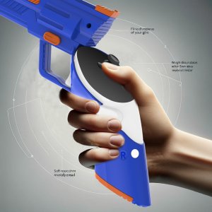 Vortex Virtual Reality Replika pistoletu na kontrolery do Meta Quest 3 | Niebieska 2