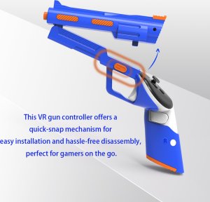 Vortex Virtual Reality Replika pistoletu na kontrolery do Meta Quest 3 | Niebieska 4