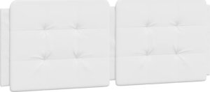 vidaXL vidaXL Łóżko z materacem, białe, 120x200 cm, sztuczna skóra 5