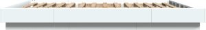 vidaXL Rama łóżka, biała, 160x200 cm, materiał drewnopochodny 5