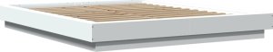 vidaXL vidaXL Rama łóżka, biała, 150x200 cm, materiał drewnopochodny 2