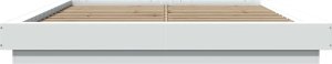 vidaXL vidaXL Rama łóżka, biała, 150x200 cm, materiał drewnopochodny 4