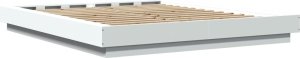 vidaXL vidaXL Rama łóżka, biała, 150x200 cm, materiał drewnopochodny 6