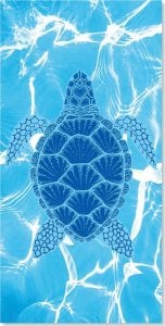Disney Ręcznik Plażowy 100X180 Żółw 100% Mikrofibra 2