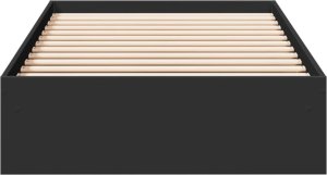 vidaXL Rama łóżka z szufladami, czarna, 100x200 cm 4