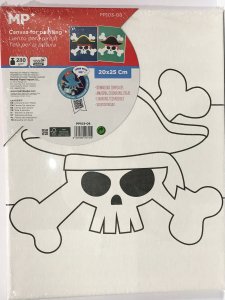 Teka Płótno do malowania czaszka 20x25 3