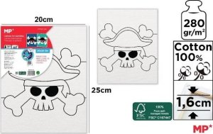 Teka Płótno do malowania czaszka 20x25 4