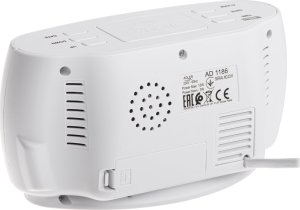 Adler Zegar budzik z pomiarem temperatury i wilgotności Adler AD 1186 - kolor biały 4