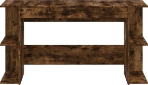 Biurko vidaXL Brązowe 140 cm x 50 cm 4