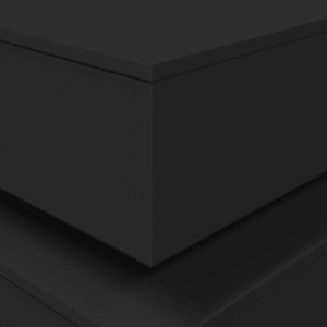 vidaXL Stolik kawowy z oświetleniem LED, czarny, 90x50x40 cm 10