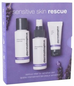 Dermalogica Sensitive Skin Rescue Kit Set Dermalogica: UltraCalming, Cleansing Gel, For Face, 50 ml + UltraCalming, Calming, Mist Lotion, For Face, 50 ml + UltraCalming, Glycerin, Hydrating, Day & Night, Gel, For Face, 15 ml Unisex 2