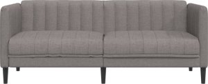 vidaXL vidaXL Sofa 2-osobowa, kolor taupe, tapicerowana tkaniną 4