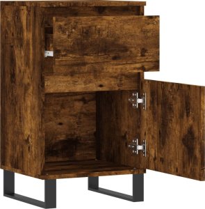 vidaXL Szafki, 2 szt., przydymiony dąb, 40x35x70 cm 7