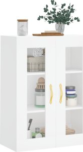 vidaXL Szafka wisząca, biała, 69,5x34x90 cm 4