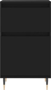 vidaXL Szafki, 2 szt., czarne, 40x35x70 cm 5