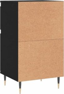 vidaXL Szafki, 2 szt., czarne, 40x35x70 cm 9