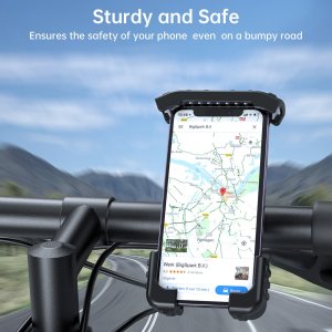 Choetech Uchwyt Choetech H067 do telefonu rowerowy regulowany - szary 5