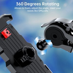 Choetech Uchwyt Choetech H067 do telefonu rowerowy regulowany - szary 7