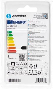 Aigostar  Żarówka LED C37 E14 3W LED C37 E14 3W 5